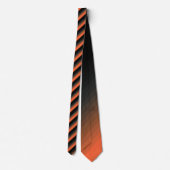 Cravate orange et noir (Dos)