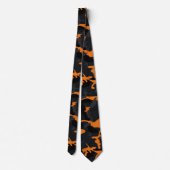Cravate Orange Highlights Camo (Dos)