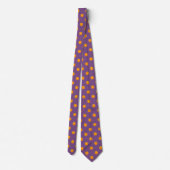 Cravate Orange Slice on Purple Background (Dos)