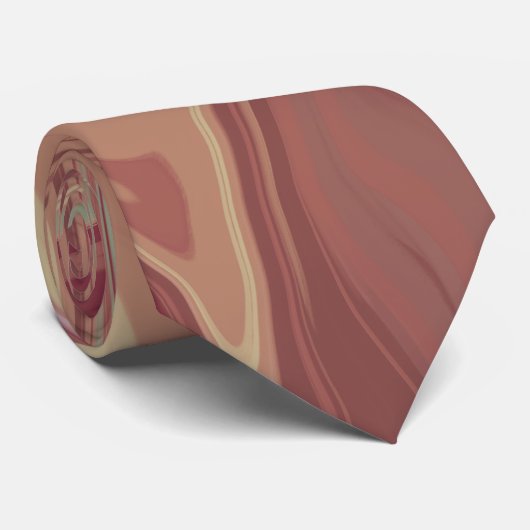 Cravate Orange Vibe (Roulé)