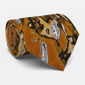 CRAVATE ORANGES (Roulé)