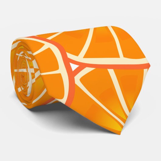 Cravate Oranges (Roulé)
