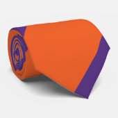 Cravate Oranges et prunes (Roulé)