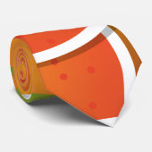 Cravate Oranges funky (Roulé)