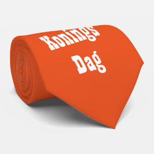 Cravate Oranje Koningsdag stropdas