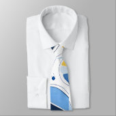 Cravate Orbe céleste Odyssée Abstraite (Attaché)