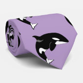 Cravate Orca Killer Whale (Roulé)