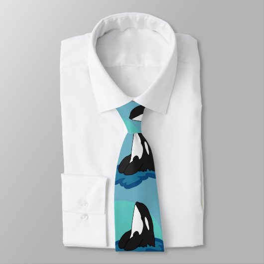 Cravate Orca Killer Whale (Attaché)