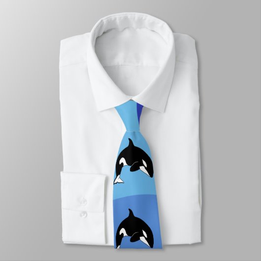 Cravate Orca Killer Whale (Attaché)