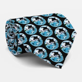 Cravate Orca Killer Whale Blue Ocean (Roulé)
