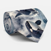 Cravate Orca Stormy waves (Roulé)