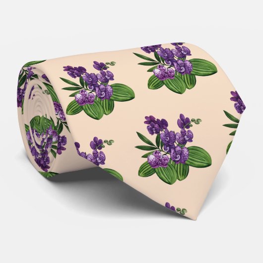 Cravate Orchidée (Roulé)