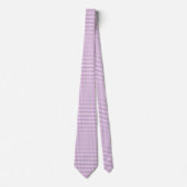 Cravate Orchidée Gingham Violet (Devant)