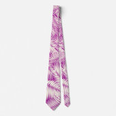 Cravate Orchidée hawaïenne d'élément chauffant de feuille (Devant)