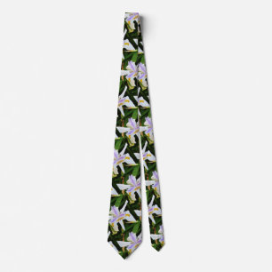 Cravate Orchidées