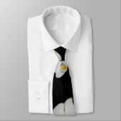 Cravate Orchidées blanches romantiques, photo florale trop (Attaché)