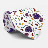 Cravate Organelles - Couleur (Roulé)