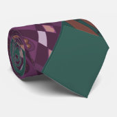 Cravate Origami Chintz (L) Dusty Purple Vert Brown (Roulé)