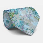 Cravate Original Moderne Un Design D'Art Abstrait (Roulé)