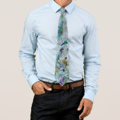 Cravate Original Moderne Un Design D'Art Abstrait