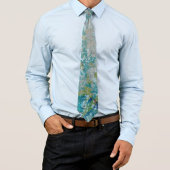 Cravate Original Moderne Un Design D'Art Abstrait