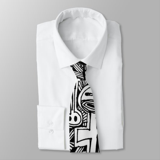 Cravate originale d'art de griffonnage (Attaché)