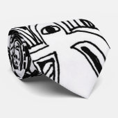 Cravate originale d'art de griffonnage (Roulé)