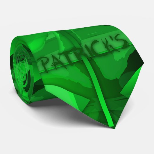 Cravate originale de la Jour de la Saint Patrick (Roulé)