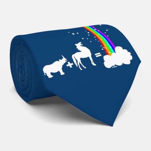 Cravate Origine de licorne (Roulé)