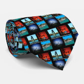 Cravate Orlando, Miami, South Beach Collage (Roulé)