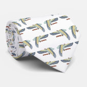 Cravate Ornamnet égyptien #12 à Emporio Moffa (Roulé)