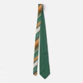 Cravate Ornate Baroque Stripes couleur irlandaise ID1095 (Dos)