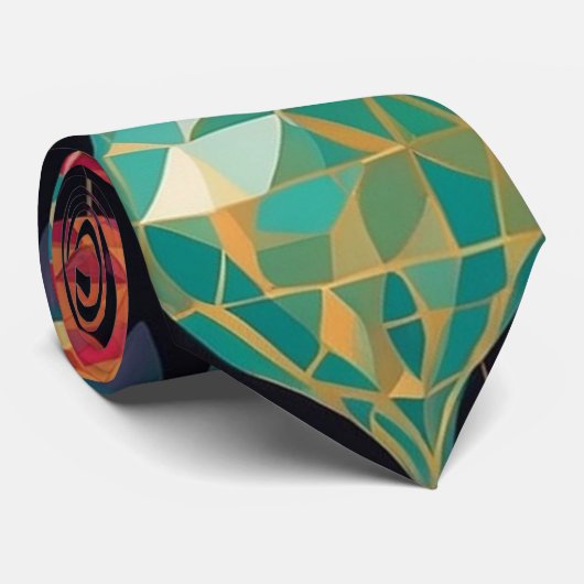 Cravate Ornements de Noël (Roulé)