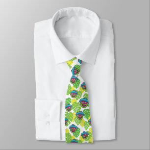 Cravate Oscar le Groupement   Motif tropical