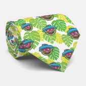 Cravate Oscar le Groupement | Motif tropical (Roulé)