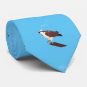Cravate Osprey Hawk Raptor Thunder_Cove (Roulé)