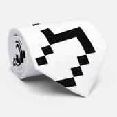 Cravate OTAKU 8 bits Pixel japonais Katakana vertical (Roulé)