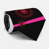 Cravate ou ceinture modelée par spirale graphique (Roulé)