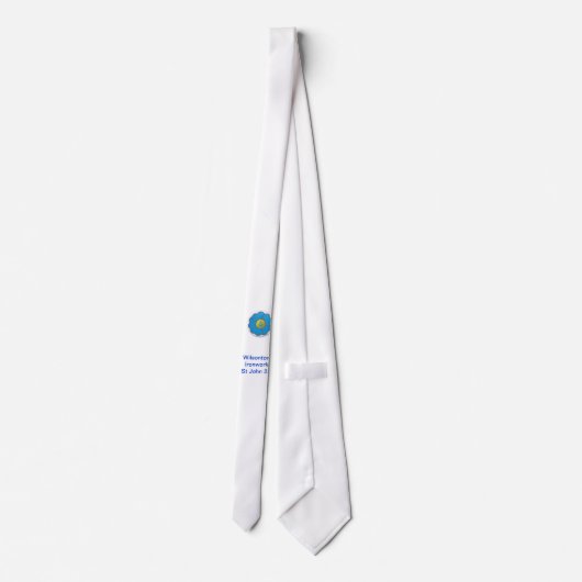 Cravate oubliez-moi pas, des ferronneries St John 236 de (Dos)