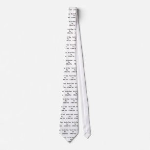Cravate Oui il est temps pour un essai de maths