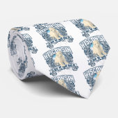 Cravate Ours blanc le Wisconsin (Roulé)