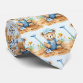 Cravate Ours bleu Teddy (Roulé)