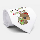 Cravate Ours chaud de fille de ChocolateConoisseur (Roulé)