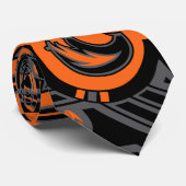 Cravate Ours de Sun (orange) (Roulé)