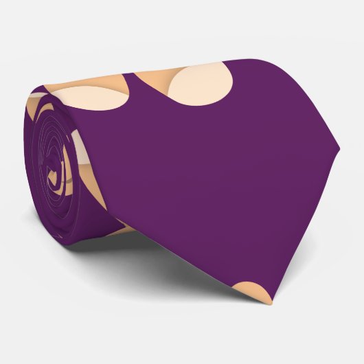 Cravate Ours En Conflit Profond Violet, Ours (Roulé)