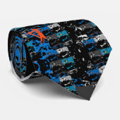 Cravate Ours Panda Multi-panneaux Design d'Art Moderne (Roulé)