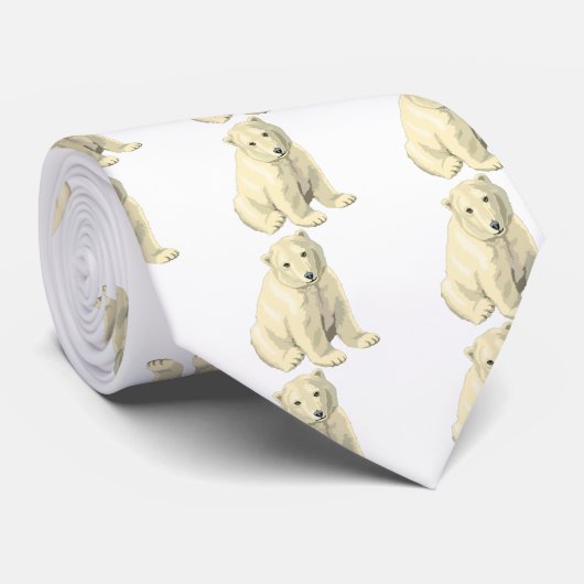 Cravate Ours polaire (Roulé)