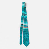 Cravate Outil en cuir Turquoise Tribal Navajo (Dos)