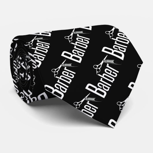 Cravate Outils d'atelier de coiffure (Roulé)