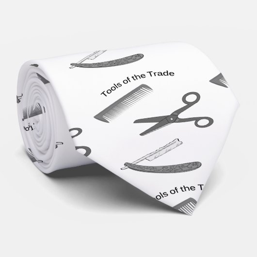 Cravate Outils de coiffeur du commerce (Roulé)